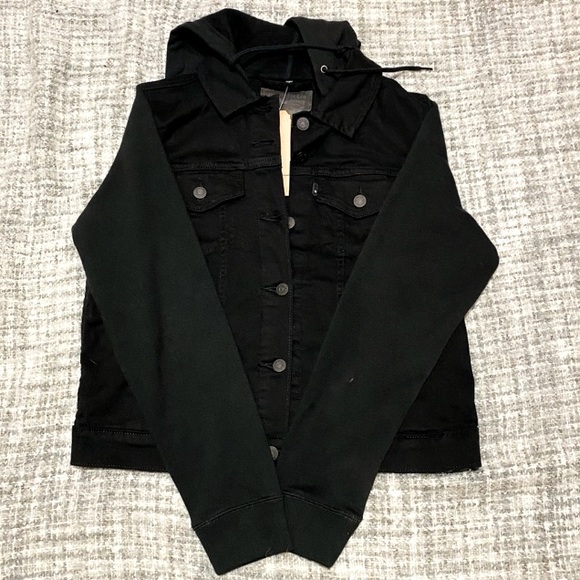 Levi's Jackets & Blazers - *NEW* LEVI’S Hybrid Fleece & Denim Hooded Jacket